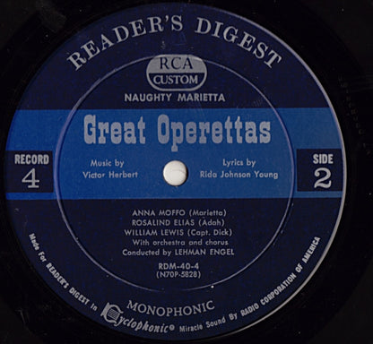 Various - Treasury Of Great Operettas | Near Mint (NM) Very Good (VG) - CLASSICAL / USED *NEAR MINT/BOX*
