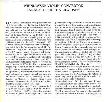 Violin Concertos Nos. 1 & 2, Zigeunerweisen (CD) | Near Mint (NM) Near Mint (NM) - CLASSICAL / USED *NEAR MINT/CD*