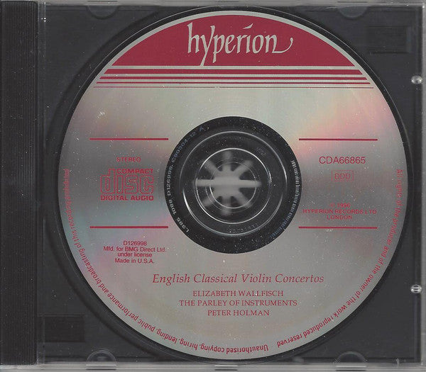 English Classical Violin Concertos (CD) | Near Mint (NM) Near Mint (NM) - CLASSICAL / USED *NEAR MINT/CD*