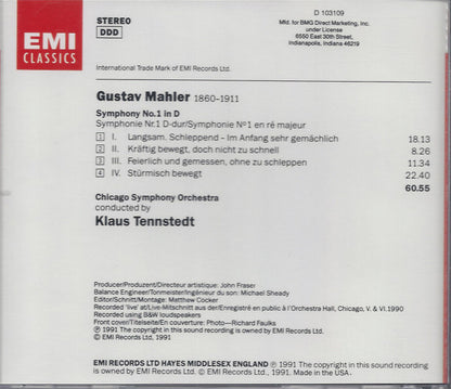 Symphonie No. 1 (CD) | Near Mint (NM) Near Mint (NM) - CLASSICAL / USED *NEAR MINT/CD*