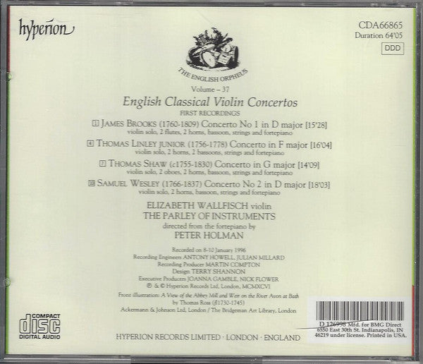 English Classical Violin Concertos (CD) | Near Mint (NM) Near Mint (NM) - CLASSICAL / USED *NEAR MINT/CD*