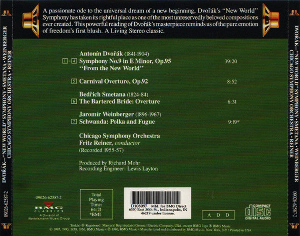 New World Symphony And Other Orchestral Masterworks (CD) | Near Mint (NM) Near Mint (NM or M-) - CLASSICAL / USED *NEAR MINT/CD*