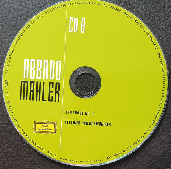 Gustav Mahler - Mahler - Abbado (CD BOXSET Deutsche Grammophon ‎– 00289 479 3204, Deutsche Grammophon ‎– 479 3204, Universal ‎– 479 3204) | NEW Near Mint (NM) Near Mint (NM) - CLASSICAL / USED *NEAR MINT*