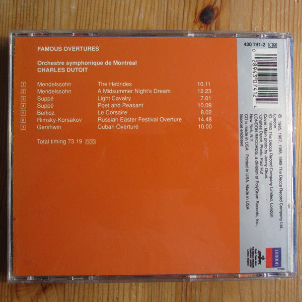 Famous Overtures (CD) | Near Mint (NM or M-) Near Mint (NM or M-) - CLASSICAL / USED *NEAR MINT*