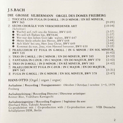 Die Grosse Silbermannorgel Des Domes Zu Freiberg (CD) | Near Mint (NM or M-) Near Mint (NM or M-) - CLASSICAL / USED *NEAR MINT*