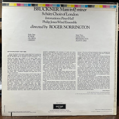 Mass In E Minor (VINYL) | Near Mint (NM) Near Mint- (NM-) - CLASSICAL / USED *NEAR MINT*