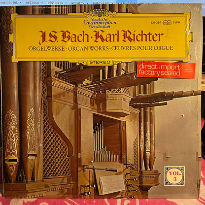 Johann Sebastian Bach - Orgelwerke = Organ Works = Œuvres Pour Orgue (Vol. 3) *SHRINK/GERMANY* | Near Mint (NM) Near Mint (NM) - CLASSICAL / USED *NEAR MINT*