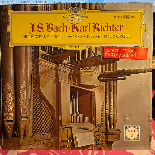 Johann Sebastian Bach - Orgelwerke = Organ Works = Œuvres Pour Orgue (Vol. 3) *SHRINK/GERMANY* | Near Mint (NM) Near Mint (NM) - CLASSICAL / USED *NEAR MINT*