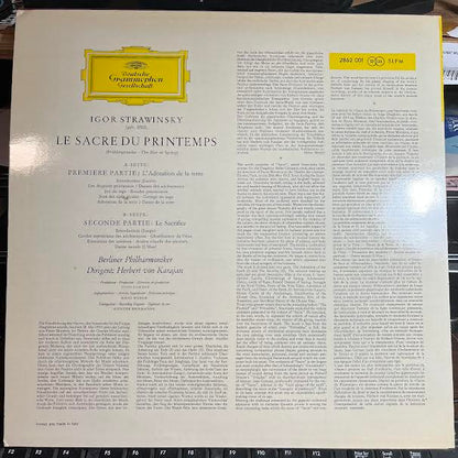 Le Sacre Du Printemps (VINYL) | - CLASSICAL / USED *NEAR MINT*