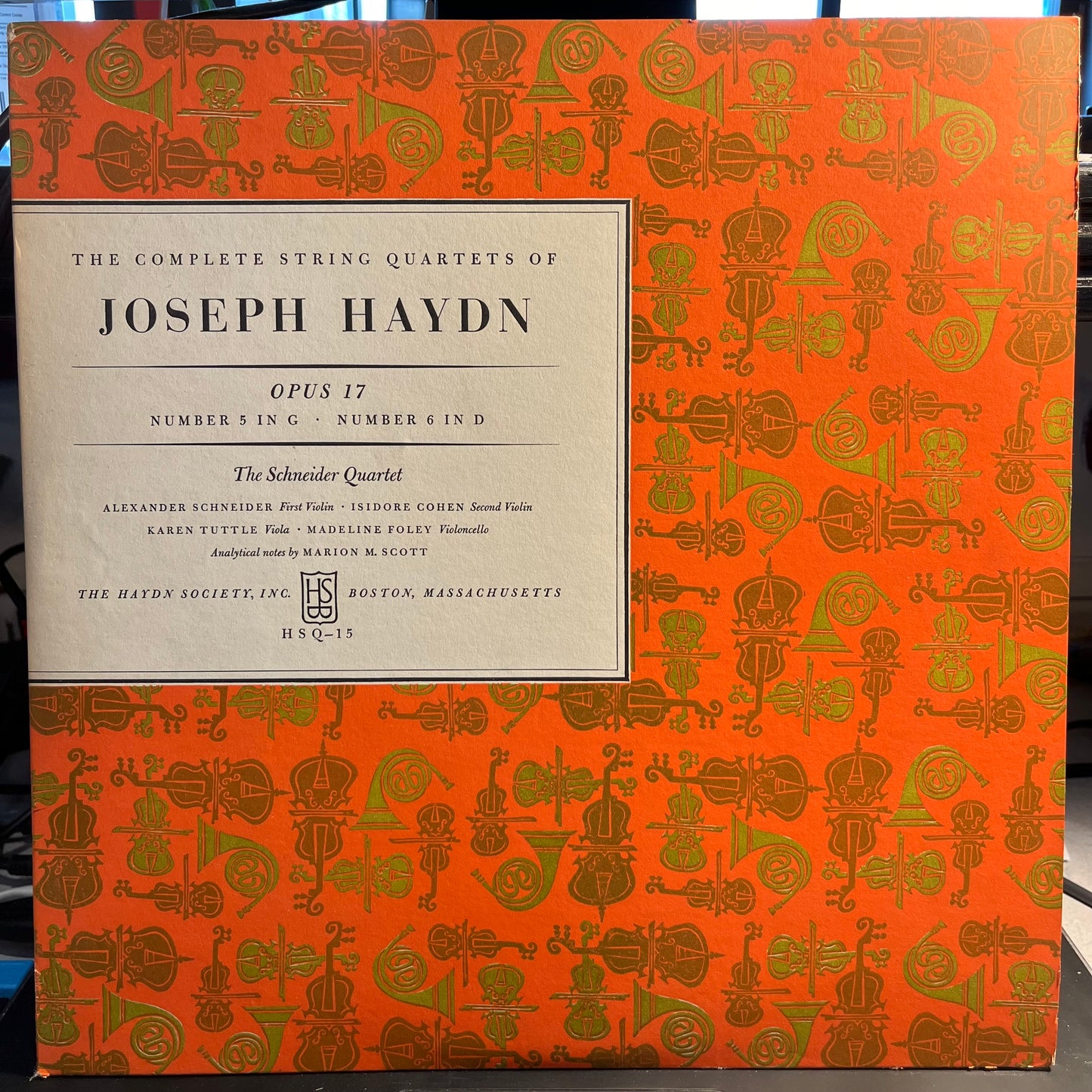 Joseph Haydn - String Quartets – Opus 17: Number 5 In G / Number 6 In D | Near Mint (NM) Near Mint (NM) - CLASSICAL / USED *NEAR MINT*