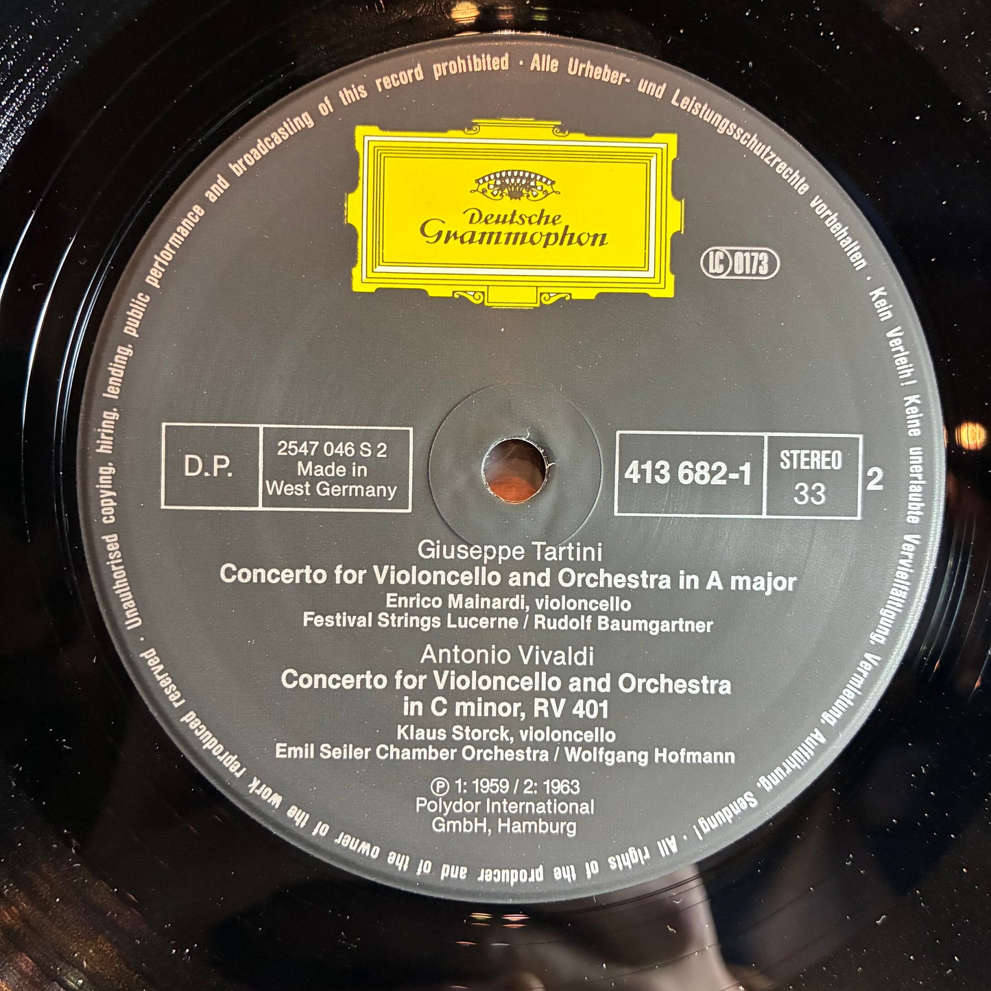 The Baroque Cello - Concertos By Vivaldi • Boccherini & Tartini (VINYL) | Near Mint (NM or M-) Near Mint (NM or M-) - CLASSICAL / USED *NEAR MINT*