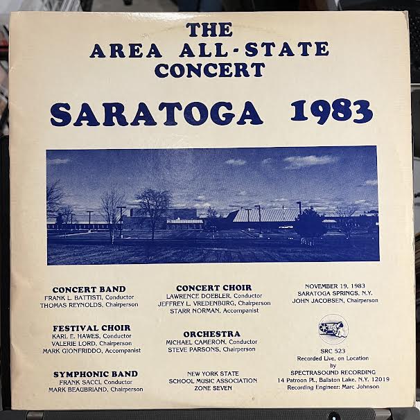 The Area All-State Concert Saratoga 1983 (2xVINYL) | Near Mint (NM or M-) Very Good Plus (VG+) - CLASSICAL / USED *NEAR MINT*