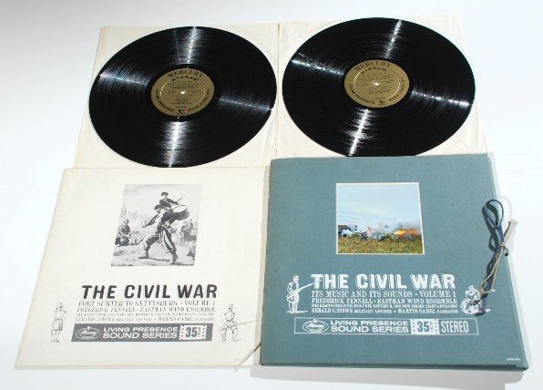 Frederick Fennell The Civil War, Its Music And Its Sounds • Volume 1 2XLP BOOK Near Mint (NM or M-) Excellent (EX)