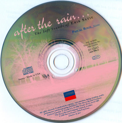 After The Rain... The Soft Sounds Of Erik Satie (CD) | Near Mint (NM) Near Mint (NM) - CLASSICAL / USED *NEAR MINT*