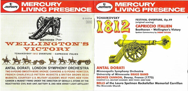 1812 Festival Overture, Op. 49 - Capriccio Italien - Wellington's Victory (CD) | Near Mint (NM) Near Mint (NM) - CLASSICAL / USED *NEAR MINT*