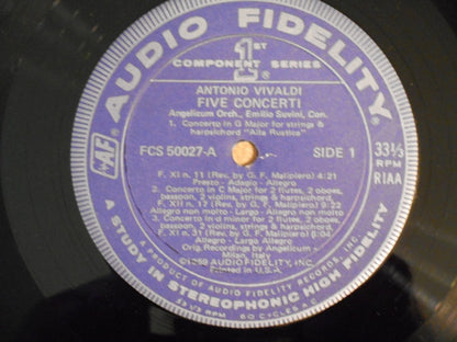 Antonio Vivaldi - Five Concerti | Near Mint (NM) Excellent (EX) - CLASSICAL / USED *NEAR MINT*