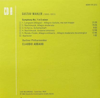 Gustav Mahler - Mahler - Abbado (CD BOXSET Deutsche Grammophon ‎– 00289 479 3204, Deutsche Grammophon ‎– 479 3204, Universal ‎– 479 3204) | NEW Near Mint (NM) Near Mint (NM) - CLASSICAL / USED *NEAR MINT*
