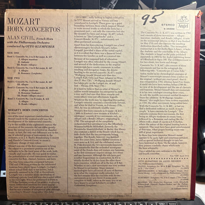 Horn Concertos (VINYL) | Near Mint (NM or M-) Excellent (EX) - CLASSICAL / USED *NEAR MINT*