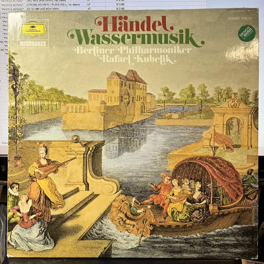 Wassermusik (VINYL) | Near Mint (NM) Excellent (EX) - CLASSICAL / USED *NEAR MINT*