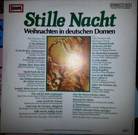 Stille Nacht - Weihnachten In Deutschen Domen | Near Mint (NM) Near Mint (NM)
