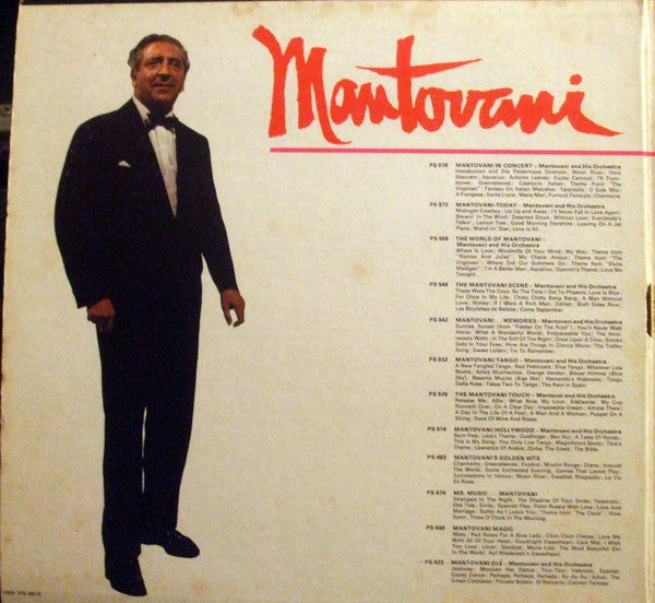 Mantovani And His Orchestra - From Monty, With Love | Near Mint (NM) Excellent (EX) - CLASSICAL / USED *NEAR MINT*