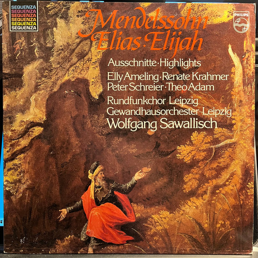 Felix Mendelssohn-Bartholdy Elias LP Near Mint (NM or M-) Near Mint (NM or M-)