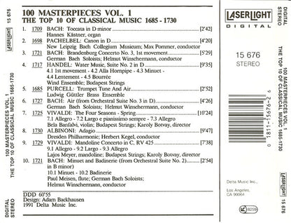 Various - The Top 100 Masterpieces Of Classical Music: 1685-1928 *10XCD BOX* | Near Mint (NM) Near Mint (NM) - CLASSICAL / USED *NEAR MINT*
