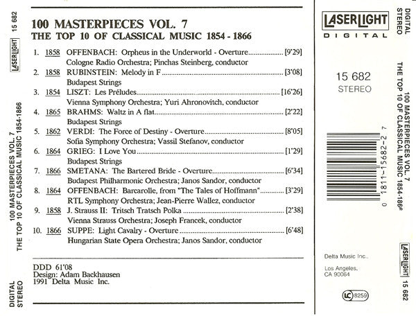Various - The Top 100 Masterpieces Of Classical Music: 1685-1928 *10XCD BOX* | Near Mint (NM) Near Mint (NM) - CLASSICAL / USED *NEAR MINT*