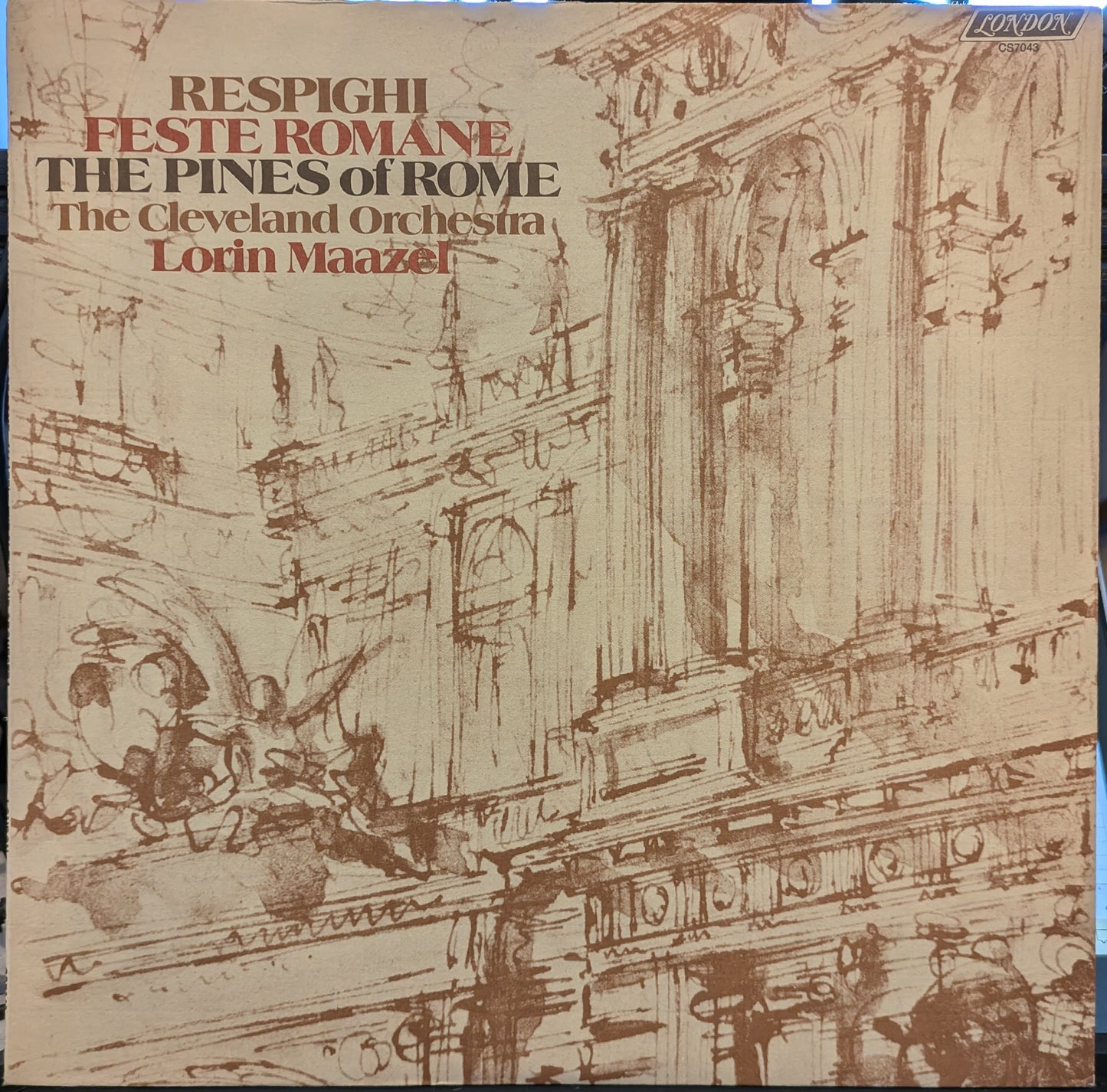 Ottorino Respighi - Feste Romane / The Pines Of Rome | Near Mint (NM) Excellent+ (EX+) - CLASSICAL / USED *NEAR MINT*