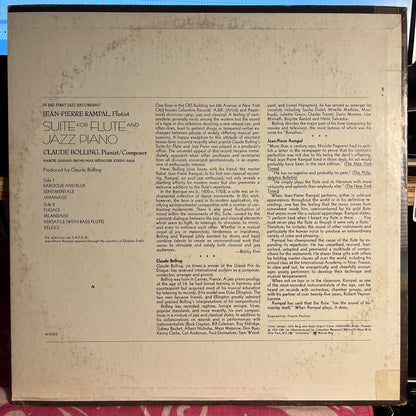 Suite For Flute And Jazz Piano *TERRE HAUTE* | Near Mint (NM) Very Good Plus (VG+)