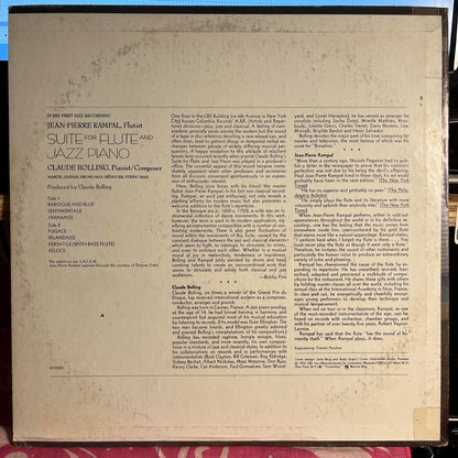 Jean-Pierre Rampal - Suite For Flute And Jazz Piano *TERRE HAUTE* | Near Mint (NM) Very Good Plus (VG+) - CLASSICAL / USED *NEAR MINT*