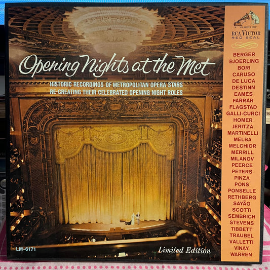 Opening Nights At The Met *3XLP BOX/NUMBERED* | Near Mint (NM) Near Mint (NM)