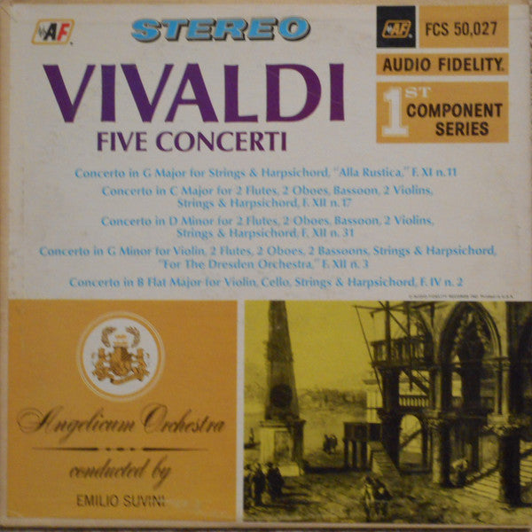 Antonio Vivaldi - Five Concerti | Near Mint (NM) Excellent (EX) - CLASSICAL / USED *NEAR MINT*