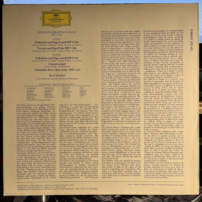 Johann Sebastian Bach - Orgelwerke (Vol. 2) | Near Mint (NM) Near Mint (NM) - CLASSICAL / USED *NEAR MINT*