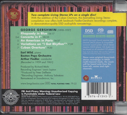 Arthur Fiedler - Rhapsody In Blue *SACD* | Near Mint (NM) Near Mint (NM) - CLASSICAL / USED *NEAR MINT*