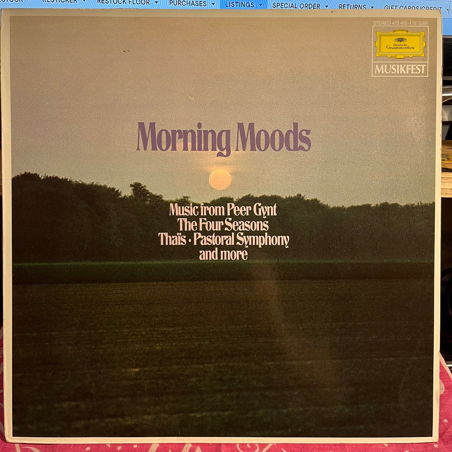 Various - Morning Moods *GERMANY* | Near Mint (NM) Near Mint (NM) - CLASSICAL / USED *NEAR MINT*