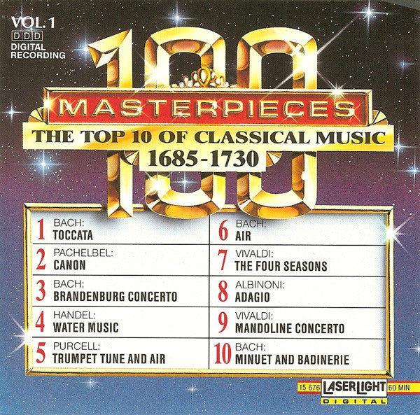 Various - The Top 100 Masterpieces Of Classical Music: 1685-1928 *10XCD BOX* | Near Mint (NM) Near Mint (NM) - CLASSICAL / USED *NEAR MINT*