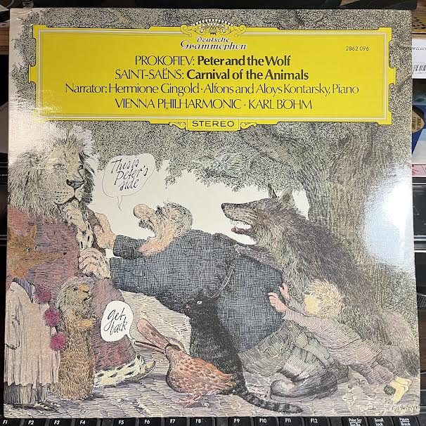 Prokofiev: Peter And The Wolf And Saint-Saëns: Carnival Of The Animals (VINYL) | Near Mint (NM or M-) Near Mint (NM or M-) - CLASSICAL / USED *NEAR MINT*