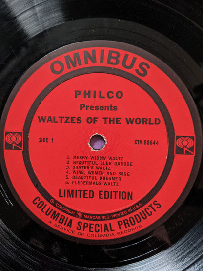Unknown Artist - Philco Presents Waltzes of the World | Near Mint (NM) Generic - CLASSICAL / USED *NEAR MINT*