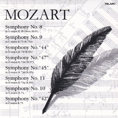 Wolfgang Amadeus Mozart - The Symphonies (10x CD Telarc ‎– CD 80729) | USED Near Mint (NM or M-) Near Mint (NM) - CLASSICAL / USED *NEAR MINT*