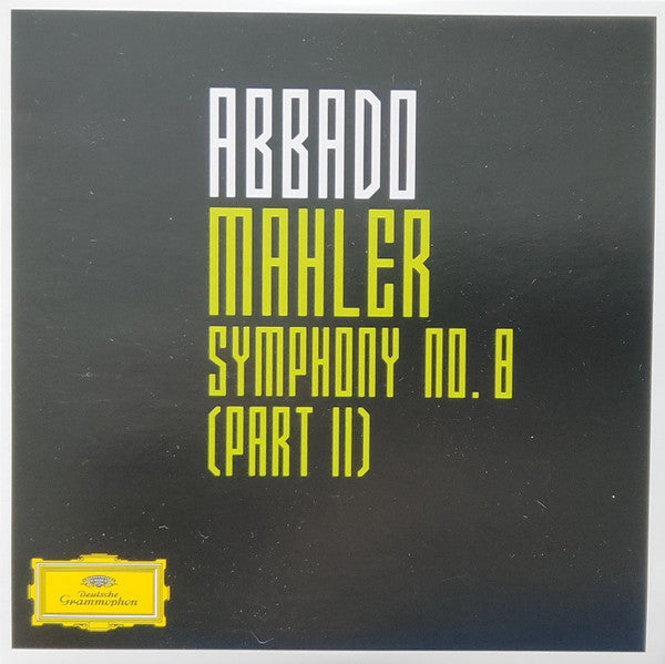 Gustav Mahler - Mahler - Abbado (CD BOXSET Deutsche Grammophon ‎– 00289 479 3204, Deutsche Grammophon ‎– 479 3204, Universal ‎– 479 3204) | NEW Near Mint (NM) Near Mint (NM) - CLASSICAL / USED *NEAR MINT*