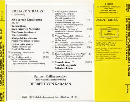 Also Sprach Zarathustra = Ainsi Parlait Zarathoustra • Don Juan (CD) | Near Mint (NM) Near Mint (NM) - CLASSICAL / USED *NEAR MINT*