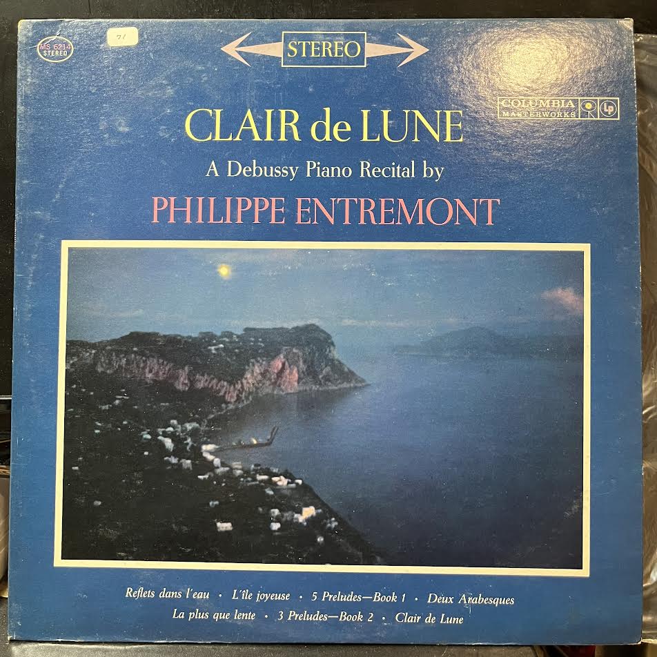 Clair De Lune (A Debussy Piano Recital By Philippe Entremont) (VINYL) | Near Mint (NM) Excellent+ (EX+) - CLASSICAL / USED *NEAR MINT*