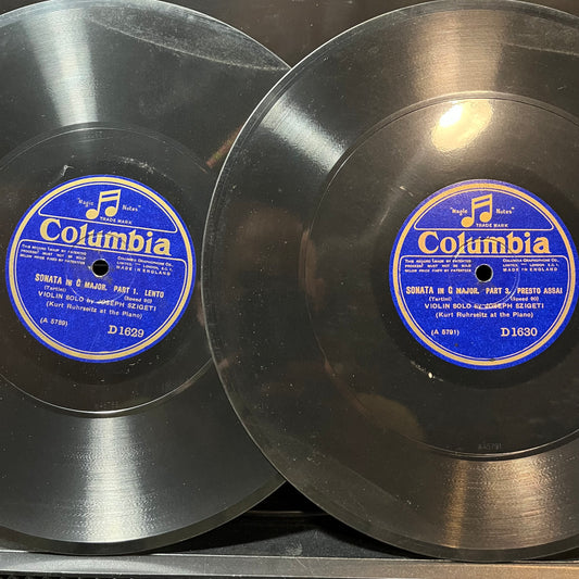 SONATA IN G (78RPM 2x10") COLUMBIA D1630 | Near Mint (NM or M-) Generic - CLASSICAL / USED *NEAR MINT*