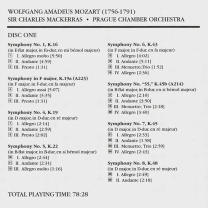 Wolfgang Amadeus Mozart - The Symphonies (10x CD Telarc ‎– CD 80729) | USED Near Mint (NM or M-) Near Mint (NM) - CLASSICAL / USED *NEAR MINT*