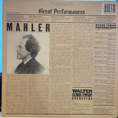 Mahler's 1st Symphony In D Major "Titan" (VINYL) | Near Mint (NM) Near Mint (NM) - CLASSICAL / USED *NEAR MINT*