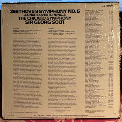 Symphony No. 5 / Leonore Overture No. 3 *SHRINK/IMPORT STICKER* | Near Mint (NM) Near Mint (NM)