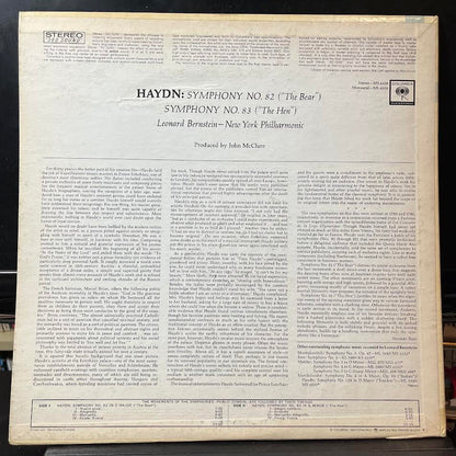 Symphony No. 82 "The Bear", Symphony No. 83 "The Hen" (VINYL) | Near Mint (NM) Excellent (EX) - CLASSICAL / USED *NEAR MINT*