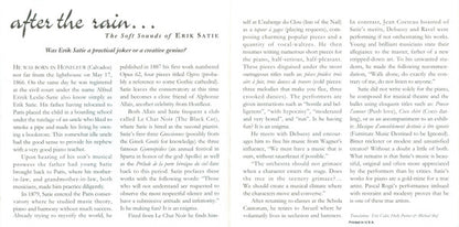 After The Rain... The Soft Sounds Of Erik Satie (CD) | Near Mint (NM) Near Mint (NM) - CLASSICAL / USED *NEAR MINT*