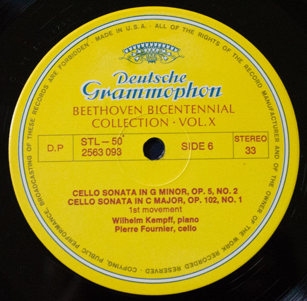 Ludwig Van Beethoven - Music For Violin And Cello Part 1 *BOX* | Near Mint (NM) Very Good Plus (VG+) - CLASSICAL / USED *NEAR MINT*